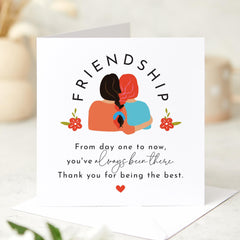 Friendship Card Christmas Birthday Thank You Card For Her To The Best Friend Girl Power True Friends Work Colleague Long Distance