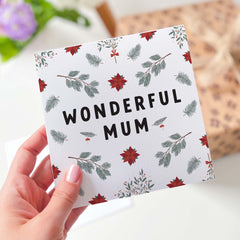 Wonderful Mum Merry Christmas Card For Her The Best Christmas Gift Xmas Card The Greatest Gift For Xmas For Mum Mummy Mama