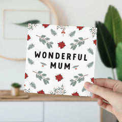 Wonderful Mum Merry Christmas Card For Her The Best Christmas Gift Xmas Card The Greatest Gift For Xmas For Mum Mummy Mama