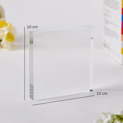 Personalised Initial Acrylic Block, Custom Name Plaque, Kids Room Gift