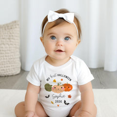 Personalised Baby First Halloween Bodysuit - 1st Halloween Baby Outfit