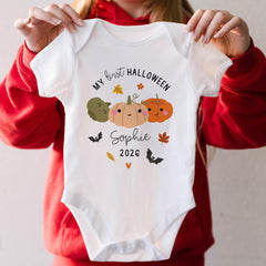 Personalised Baby First Halloween Bodysuit - 1st Halloween Baby Outfit