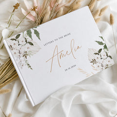 Personalised Letters to the Bride Book | Wedding Memory Keepsake