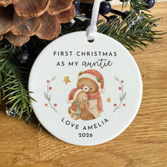Personalised First Christmas Ornament, Family Christmas Gift