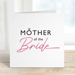 Mother Of The Bride Card Congratulations On Your Wedding Day Card Wedding Card Newlywed Gift Greeting Cards For Brides Mum Gift Card