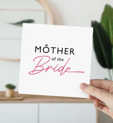 Mother Of The Bride Card Congratulations On Your Wedding Day Card Wedding Card Newlywed Gift Greeting Cards For Brides Mum Gift Card