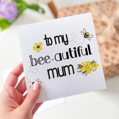 Mother's Day Card for Mum Cute Bee Pun Greeting Card Birthday Card for Mum To My Bee autiful Mummy Funny Mum Card Gift for Mum Mama