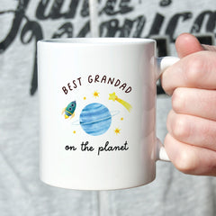 Mug Gift for Grandad Best Grandad on the Planet Gift Father's Day Birthday Christmas Keepsake Funny Coffee Cup