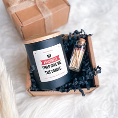 My Favourite Child Gave Me This Candle Scented Soy Wax Vegan Candle, Mother's Day Gift For Mum Mummy Mama