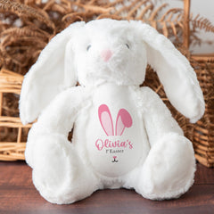 My First Easter Bunny With Name Baby Boy 1st Easter Gift 35 Cm Baby Keepsake Pink Blue Teddy Rabbit Toys