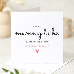 Nanna to Be Mothers Day Card Thoughtful Gift for New Grandmother Heartfelt Keepsake Card from the Bump Special Mothers Day Card