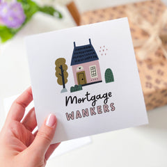 New Home Card Mortgage Wankers New House Card For Friends And Family House Warming Card New Place Congratulations Housewarming Card