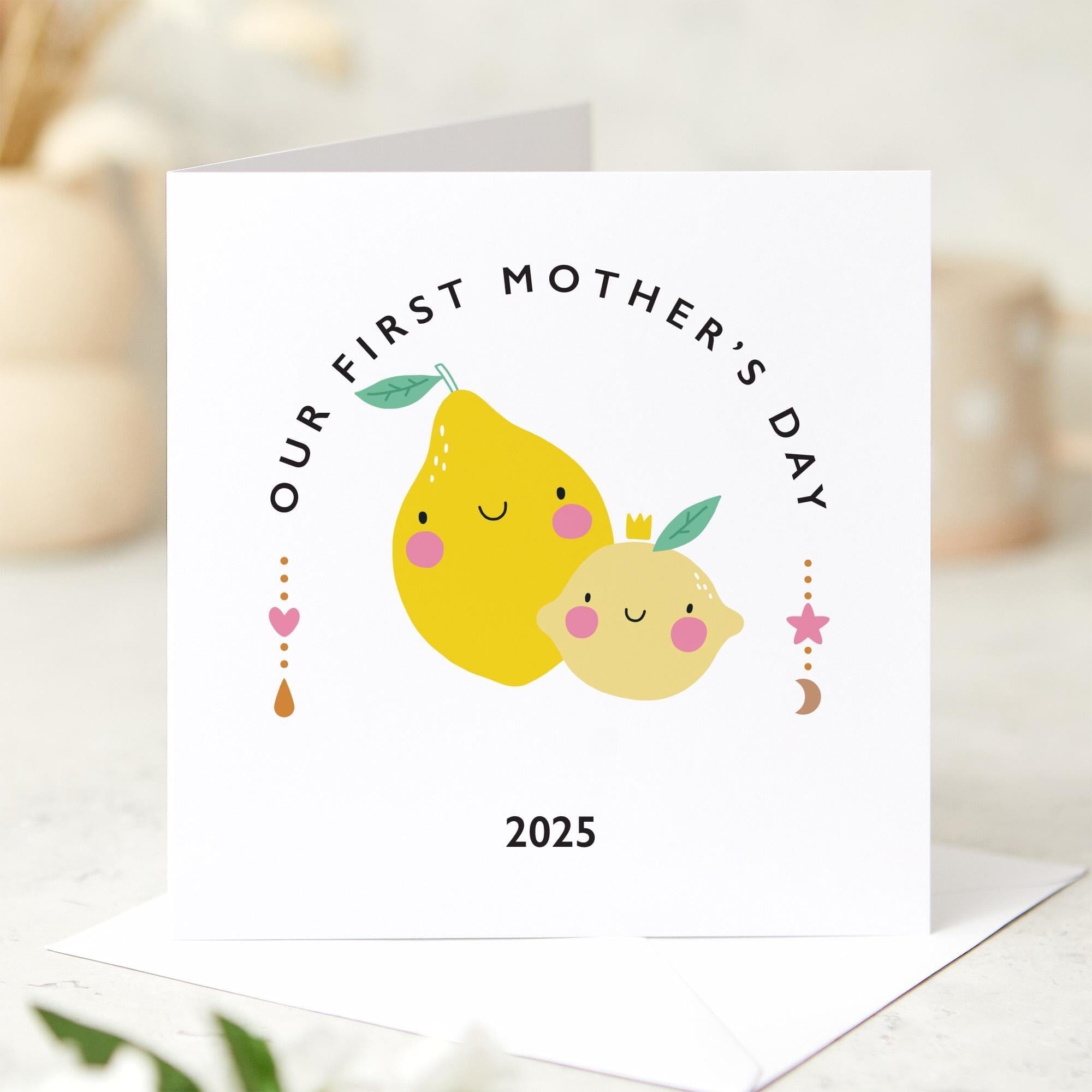 Our First Mothers Day Card Cute Mum Son Daughter Baby Personalised New Mum Card 1st Mothers Day Gift from Baby Mama Baby Card