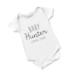 Personalised Baby Name Coming Soon Bodysuit New Baby Boy Girl Vest Pregnancy Announcement