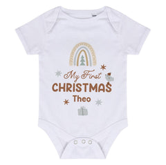 Personalised Baby's First Christmas Baby Vest, My First Christmas Bodysuit, Newborn Gift