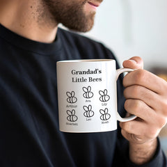 Personalised Dad Gift Box / Custom Mug, Coaster and Snack Set / Father’s Day Gift