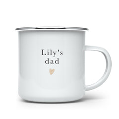 Personalised Dad Mug, Custom Father Gift from Daughter, Father’s Day Cup