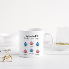 Personalised Dad Mug / Custom Kids Names Gift / Father’s Day Present, Birthday Coffee Gift