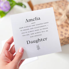 Personalised Daughter Card To a Special Daughter An Amazing Daughter Card for Her on Wedding Birthday Exam Result A Level