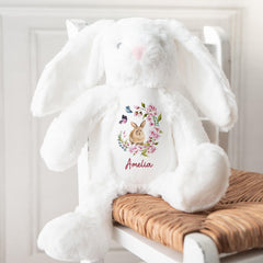 Personalised Easter Bunny Plush Toy – Gift for Daughter Niece or Granddaughter