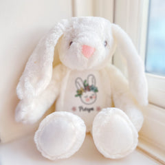 Personalised Easter Toy With Name Bunny 35 Cm Baby First Easter Keepsake 1st Gift