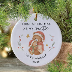 Personalised First Christmas Ornament, Family Christmas Gift