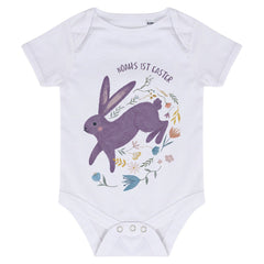 Personalised First Easter Baby Bodysuit Bunny Design Top For Boys Or Girls Rabbit Easter Gift 1st Baby Vest Cotton