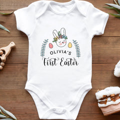 Personalised First Easter Baby Bodysuit - Gift for Daughter, Granddaughter, Niece
