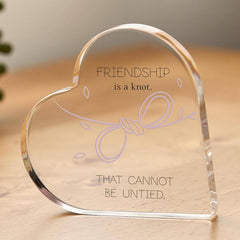 Personalised Friendship is a knot that cannot untied Keepsake Gift for Her Friend Christmas Thank You Best Friend's Birthday Soul Sister