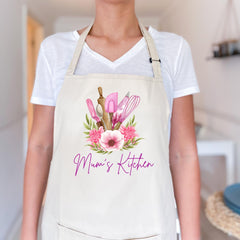Personalised Gift for Her Kitchen Apron Gift for Mum Grandma Nanny Stepmum Godmum Best Friend Mother's Day Birthday