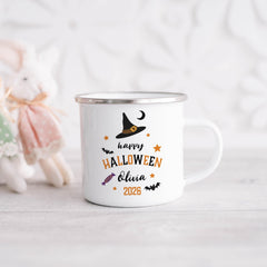 Personalised Halloween Mug, Custom Name Kids Mug, Halloween Gift