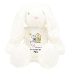 Personalised My First Easter Bunny Plush Toy with name, 35 cm First Easter Gift