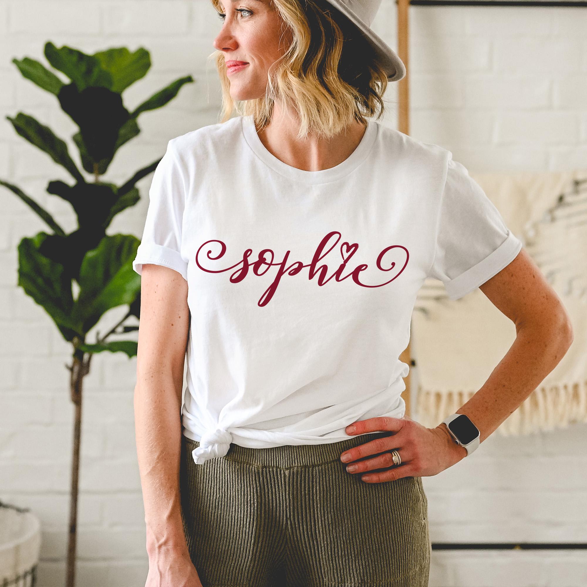 Personalised Name Sweatshirt for Her – Custom Jumper Gift for Birthday, Bridesmaid or Christmas