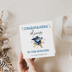 Personalised On Your Graduation Gift Card Congratulations Card With Name University Her Him 2024 Daughter Nephew Niece Son Grandson