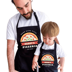 Personalised Pizzeria Apron / Custom Pizza Chef Gift / Dad Birthday Present, Father’s Day Keepsake