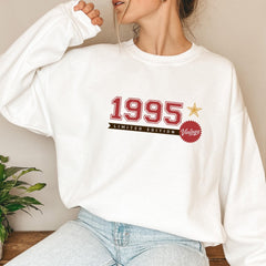 Personalised Retro Year Jumper Vintage Birthday Sweatshirt Limited Edition Gift for Men or Women 18th 21st 30th 40th 50th 60th