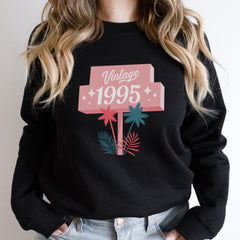 Retro Style Limited Edition Birthday Jumper for Her Women Vintage Year Sweatshirt 21st 30th 40th 50th 60th