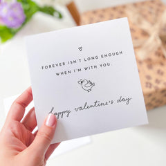 Romantic Valentine's Day Card for Husband Wife Partner Boyfriend Girlfriend Forever Love Card Thoughtful Gift for Him or Her