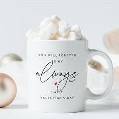 Romantic Valentine’s Day Mug – Love Gift for Boyfriend, Girlfriend, Husband, Wife