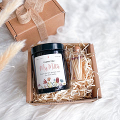 Thank You Teacher Scented Candle With Teacher's And Student Name Free Gift Package Teacher Thank You Gift
