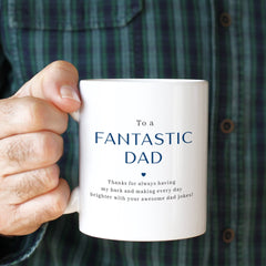 To a fantastic dad mug, Father's Day, Gift for new dad, Daughter/Son gift, Christmas, Keepsake - Pomchick