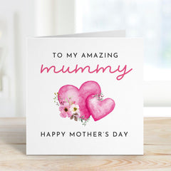 To My Amazing Nanny Mother’s Day Card Greetings Card for Grandma Keepsake from Kids Baby Gift Card First Happy Mothers Day Card Nana Nanna
