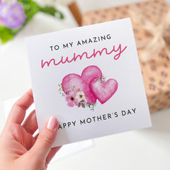 To My Amazing Nanny Mother’s Day Card Greetings Card for Grandma Keepsake from Kids Baby Gift Card First Happy Mothers Day Card Nana Nanna