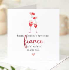 Valentine's Day Card For Fiancee I Can'T Wait To Marry You Card For Her Him Fiancee Engaged Engagement Last Valentines Before Marriage Gift