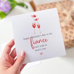 Valentine's Day Card For Fiancee I Can'T Wait To Marry You Card For Her Him Fiancee Engaged Engagement Last Valentines Before Marriage Gift