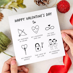 Valentine's Day Card For Husband Wife Boyfriend Girlfriend Fiancee Partner Thoughtful Love Card For Him Or Her Cute Romantic Gift Idea