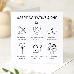 Valentine's Day Card For Husband Wife Boyfriend Girlfriend Fiancee Partner Thoughtful Love Card For Him Or Her Cute Romantic Gift Idea