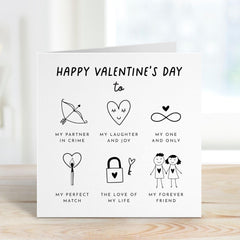 Valentine's Day Card For Husband Wife Boyfriend Girlfriend Fiancee Partner Thoughtful Love Card For Him Or Her Cute Romantic Gift Idea