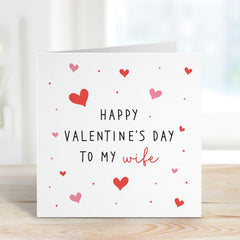 Valentine's Day Card For Wife Romantic Card For Her Thoughtfulvalentine's Day Gift For Spouse Cute And Loving Card For Your Wife