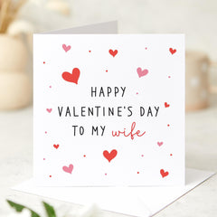 Valentine's Day Card For Wife Romantic Card For Her Thoughtfulvalentine's Day Gift For Spouse Cute And Loving Card For Your Wife